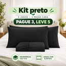 PAGUE 3 LEVE 5 — Kit 5 Jogos de Cama 3 Peças, Lençol 400 Fios com Elástico